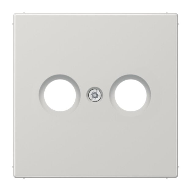 Jung LS990TVLG Abdeckung f. Antennen-Steckdose Lichtgrau Serie LS