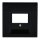 Jung LS969TSW Abdeckung f. TAE-Anschlussdose Schwarz Serie LS