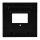 Jung LS969TSW Abdeckung f. TAE-Anschlussdose Schwarz Serie LS