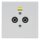 Jung LS965-2LG Potentialausgleich-Steckdose Lichtgrau Serie LS