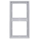 Jung LS982LG Rahmen 2fach Lichtgrau Serie LS