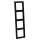 Jung LS984SW Rahmen 4fach Schwarz Serie LS