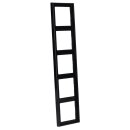 Jung LS985SW Rahmen 5fach Schwarz Serie LS