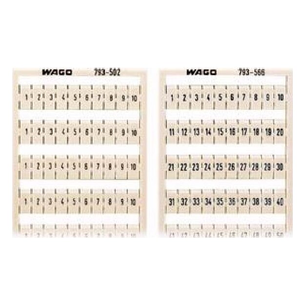 WAGO Kontakttechnik WMB-Bezeichnungssystem 793-505