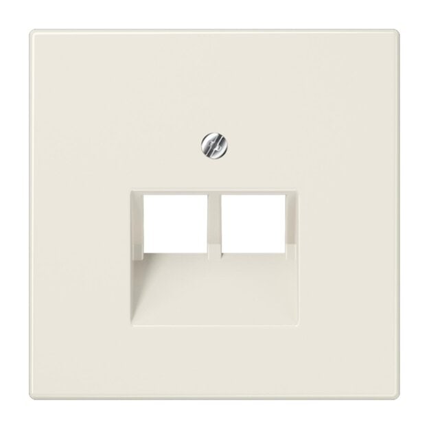 Jung LS969-2UA Abdeckung f. IAE/UAE-Anschlussdose Weiß Serie LS