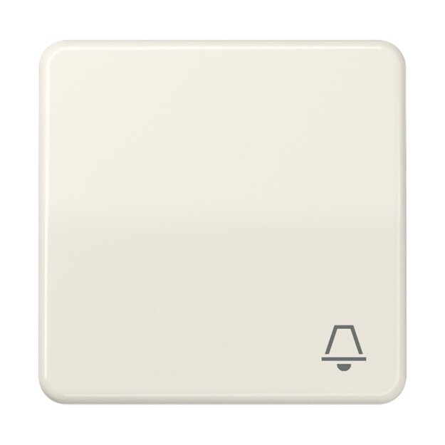 Jung CD590BFK Wippe m. Symbol "Klingel" (Thermoplast bruchsicher) Weiß Serie CD