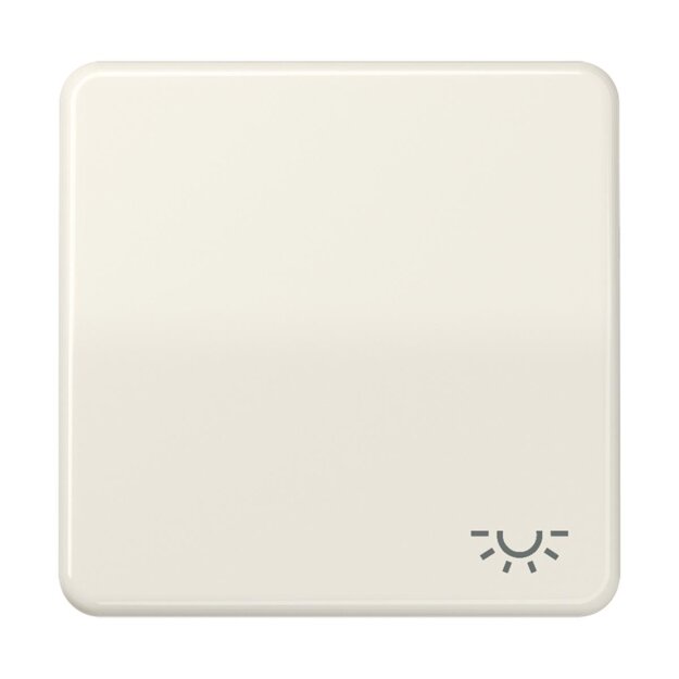 Jung CD590BFL Wippe m. Symbol "Licht" (Thermoplast bruchsicher) Weiß Serie CD