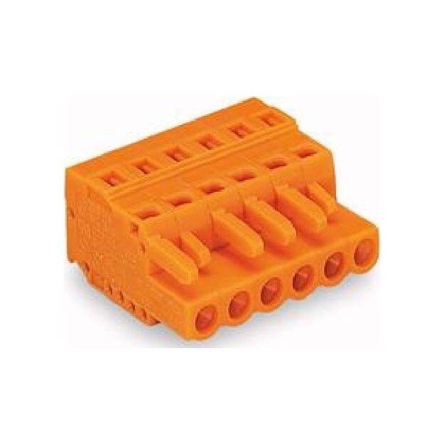 WAGO Kontakttechnik Federleiste gerade 5,08mm 231-304/026-000