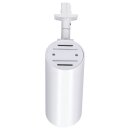 SLV 143581 Helia 50 LED Strahler für 1-Phasen Hochvolt-Stromschiene, 3000K, Weiß, 35°, 1-Phasen Adapter 14x12 cm