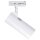 SLV 143581 Helia 50 LED Strahler für 1-Phasen Hochvolt-Stromschiene, 3000K, Weiß, 35°, 1-Phasen Adapter 14x12 cm