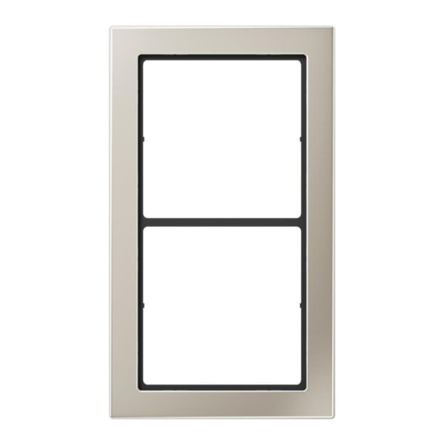 Jung FDES2982 Rahmen 2fach Edelstahl
