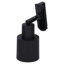 SLV 1001868 Puri Track Spot, QPAR51 Glas, Schwarz 50W, 1-Phasen Adapter 15x10 cm