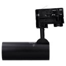 SLV 152960 Helia 50 LED Strahler für 3-Phasen Hochvolt-Stromschiene, 3000K, Schwarz, 35°, 3-Phasen Adapter 14x15 cm