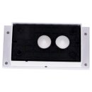 SLV 1001970 LED Sensor WL, LED Outdoor Wandaufbauleuchte, IP44, Weiß, 3000K 17x8,6x13,5 cm