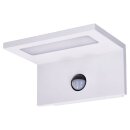 SLV 1001970 LED Sensor WL, LED Outdoor Wandaufbauleuchte, IP44, Weiß, 3000K 17x8,6x13,5 cm