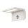 SLV 1001970 LED Sensor WL, LED Outdoor Wandaufbauleuchte, IP44, Weiß, 3000K 17x8,6x13,5 cm