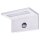SLV 1001970 LED Sensor WL, LED Outdoor Wandaufbauleuchte, IP44, Weiß, 3000K 17x8,6x13,5 cm