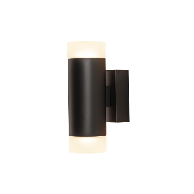 SLV 1002933 Astina Up/Down QPAR51 Indoor Wandaufbauleuchte Schwarz 20x11 cm
