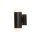 SLV 1002933 Astina Up/Down QPAR51 Indoor Wandaufbauleuchte Schwarz 20x11 cm