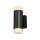 SLV 1002933 Astina Up/Down QPAR51 Indoor Wandaufbauleuchte Schwarz 20x11 cm