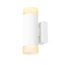 SLV 1002931 Astina Up/Down QPAR51 Indoor Wandaufbauleuchte Weiß 20x11 cm