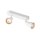 SLV 1000890 Avo CW Double, Indoor Wand- & Deckenaufbauleuchte, QPAR51, Weiß, max. 50W 24x11,5x9,5 cm
