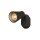 SLV 1000886 Avo CW Single, Indoor Wand- & Deckenaufbauleuchte, QPAR51, Schwarz, max. 50W 8x11,5x9,5 cm