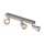 SLV 1000894 Avo CW Triple, Indoor Wand- & Deckenaufbauleuchte, QPAR51, Silber, max. 50W 40x11,5x9,5 cm