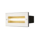 SLV 233650 Brick, Outdoor Wandeinbauleuchte, LED, 3000K,...