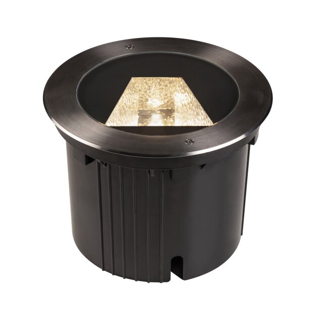 SLV 1002893 Dasar® 270 Outdoor LED Bodeneinbauleuchte 3000K rund IP67 asymmetrische Abstrahlung 20,3 cm