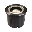 SLV 1002897 Dasar® 270 Outdoor LED Bodeneinbauleuchte 3000K rund IP67 symmetrische Abstrahlung 20,3 cm