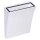 SLV 1000340 Delwa Wide LED Outdoor Wandleuchte, 3000K, 100°, Weiß, IP44 14x18x6 cm