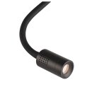 SLV 1002430 Dio Flex Plate LED, Indoor Wandaufbauleuchte, Schwarz, 2700K 49,8x cm