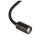 SLV 1002431 Dio Flex Plate LED, Indoor Wandaufbauleuchte, Schwarz, 3000K 49,8x cm