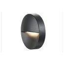 SLV 1002868 Down&er Out Round WL Outdoor LED Wandeinbauleuchte Anthrazit 3000K 4,4 cm