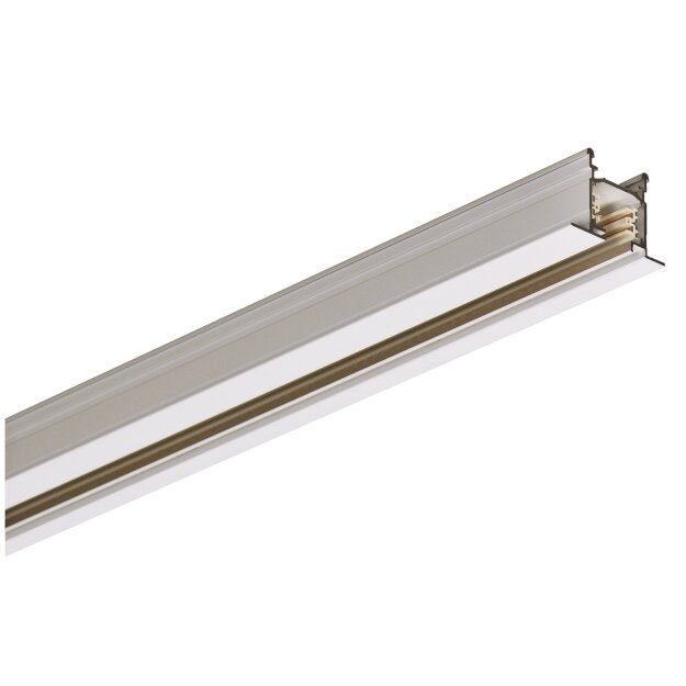 SLV 1001532 Eutrac 3-Phasen Einbauschiene, Verkehrsweiß, 3m 300x5,9x4,1 cm
