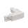 SLV 1001520 Eutrac L-Verbinder Erde aussen, Verkehrsweiß 15x15x3,2 cm