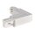 SLV 1001521 Eutrac L-Verbinder Erde innen, Verkehrsweiß 15x15x3,2 cm
