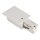 SLV 1001534 Eutrac Einspeiser für 3-Phasen Einbauschiene, Verkehrsweiß, Erde rechts 12,2x6x3,4 cm