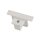 SLV 1001538 Eutrac Endkappe für 3-Phasen Einbauschiene, Verkehrsweiß 2,7x6x3,2 cm