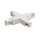 SLV 1001522 Eutrac -Verbinder, Verkehrsweiß 26x26x3,2 cm