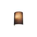 SLV 1001273 Fenda Halbschirm, Schwarz 23x30,5x11,5 cm
