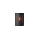SLV 1001274 Fenda Halbschirm, Schwarz/Kupfer 23x30,5x11,5 cm