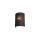 SLV 1001274 Fenda Halbschirm, Schwarz/Kupfer 23x30,5x11,5 cm