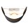 SLV 1001274 Fenda Halbschirm, Schwarz/Kupfer 23x30,5x11,5 cm