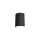 SLV 1001274 Fenda Halbschirm, Schwarz/Kupfer 23x30,5x11,5 cm
