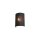 SLV 1001274 Fenda Halbschirm, Schwarz/Kupfer 23x30,5x11,5 cm