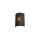 SLV 1001274 Fenda Halbschirm, Schwarz/Kupfer 23x30,5x11,5 cm