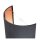 SLV 1001274 Fenda Halbschirm, Schwarz/Kupfer 23x30,5x11,5 cm