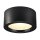 SLV 1001939 FERA CL, LED Indoor Deckenaufbauleuchte, Schwarz, 3000K, 100° 12,5 cm